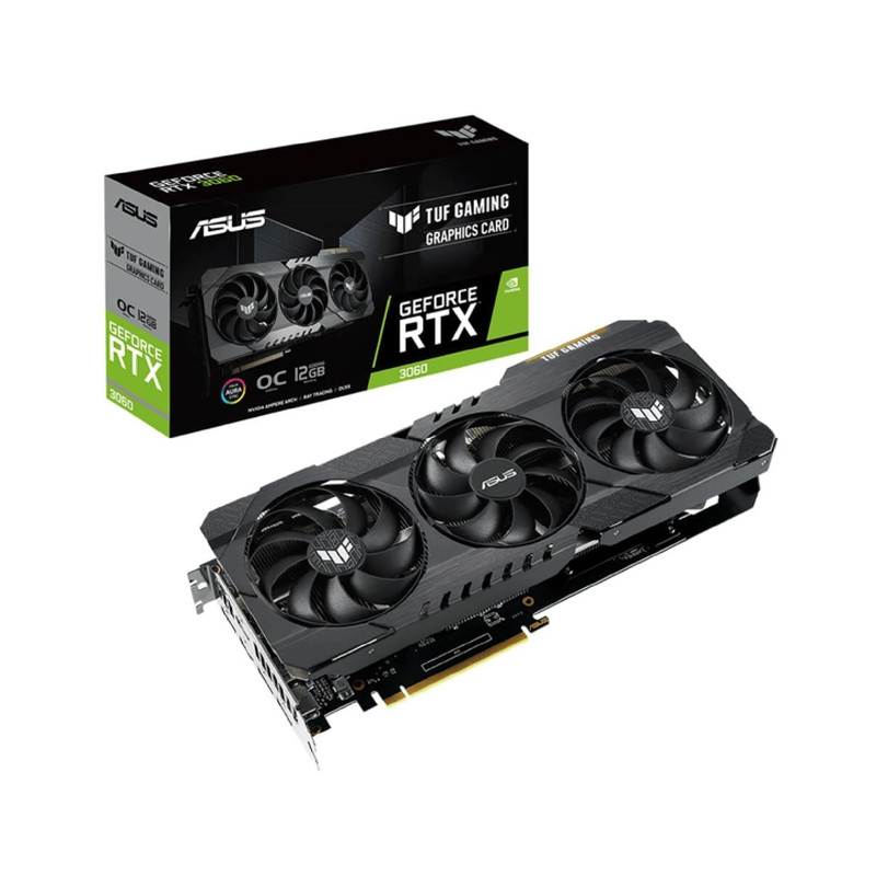 Asus Tuf Gaming GeForce RTX 3060 OC 12GB GDDR6 - كرت الشاشة